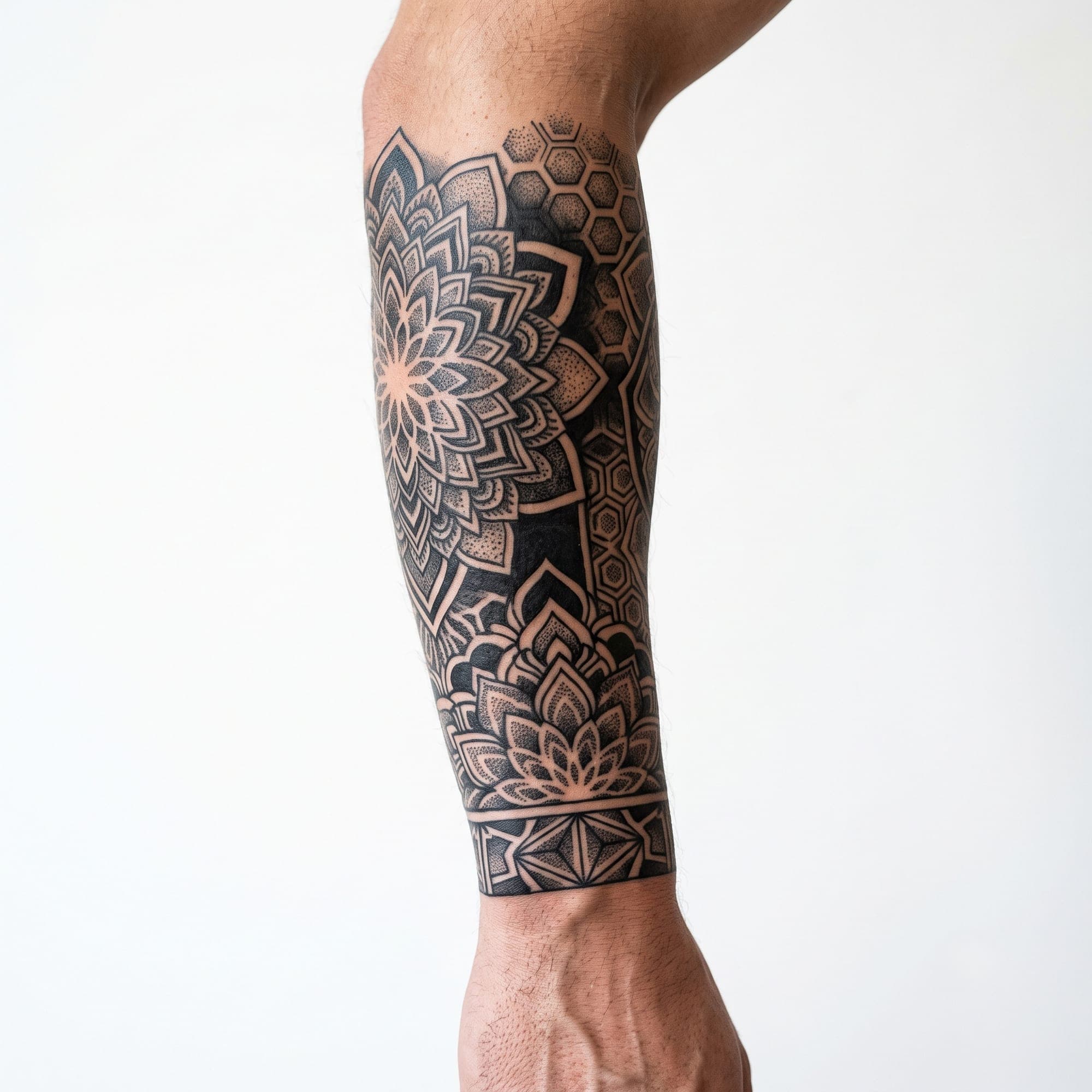 Tatuagem em estilo Blackwork