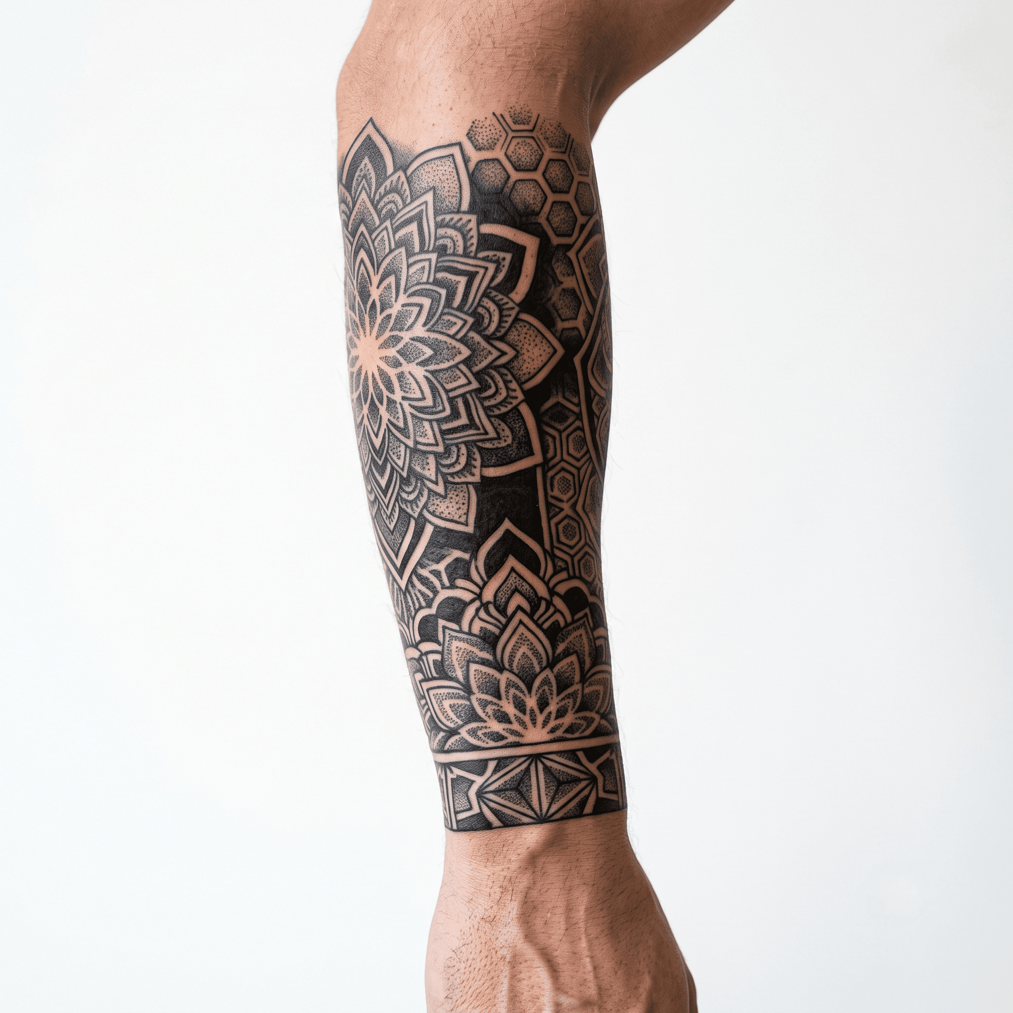 Tatuagem em estilo Blackwork